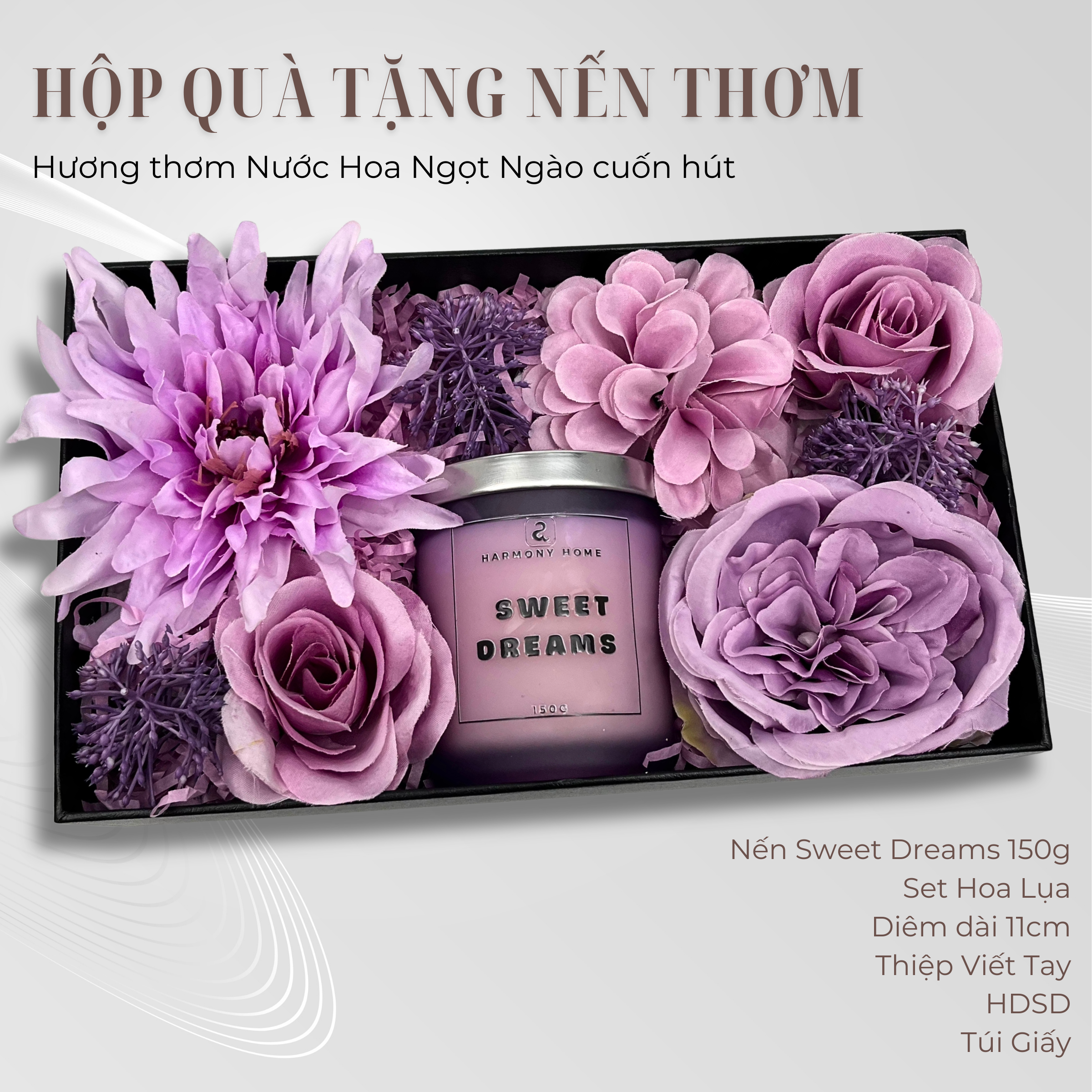 Bộ Quà Tặng Doanh Nghiệp Nến Thơm Sweet Dreams