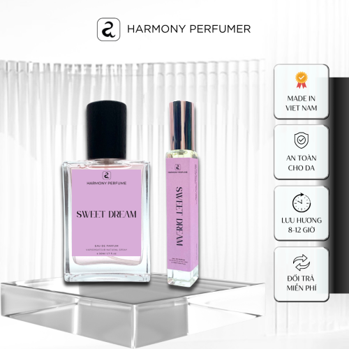 Nước Hoa Sweet Dreams [A] Harmony Home – Hương Thơm Quyến Rũ và Lâu Phai Dung Tích 10ml
