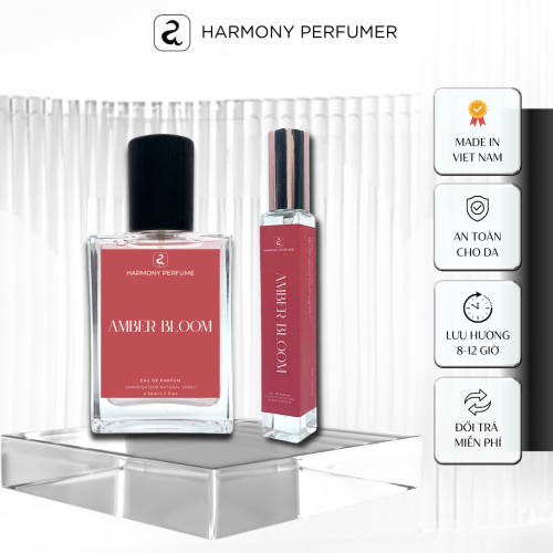 Nước Hoa Amber Bloom [A]Harmony Home – Hương Thơm Quyến Rũ và Lâu Phai Dung Tích 10ml
