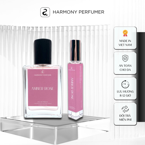 Nước Hoa Amber Rose [A]Harmony Home – Hương Thơm Quyến Rũ và Lâu Phai Dung Tích 10ml